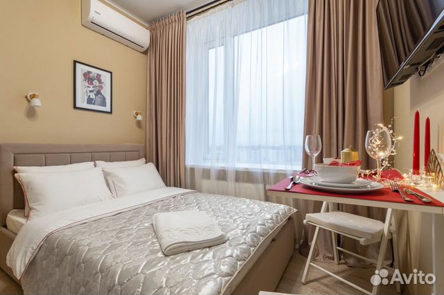 

Квартира-студия, 15 м², 1 кровать