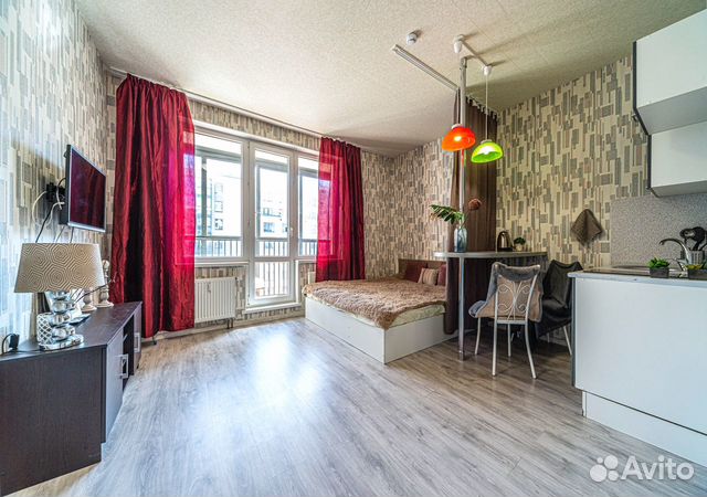 

Квартира-студия, 31 м², 1 кровать