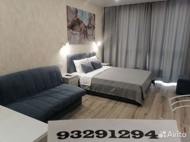 

Квартира-студия, 29 м², 2 кровати