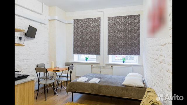 

Квартира-студия, 26 м², 2 кровати