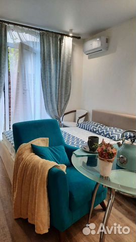 

Квартира-студия, 25 м², 2 кровати