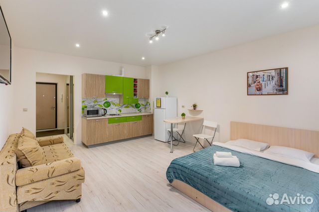 

1-к. квартира, 34 м², 2 кровати