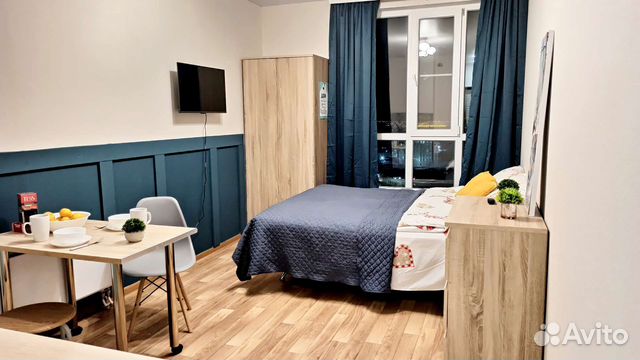 

Квартира-студия, 25 м², 1 кровать