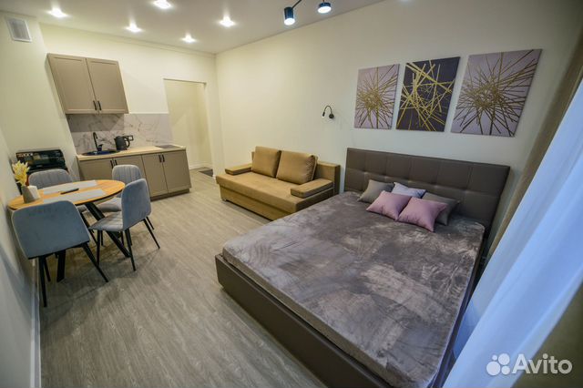 

Квартира-студия, 27 м², 2 кровати