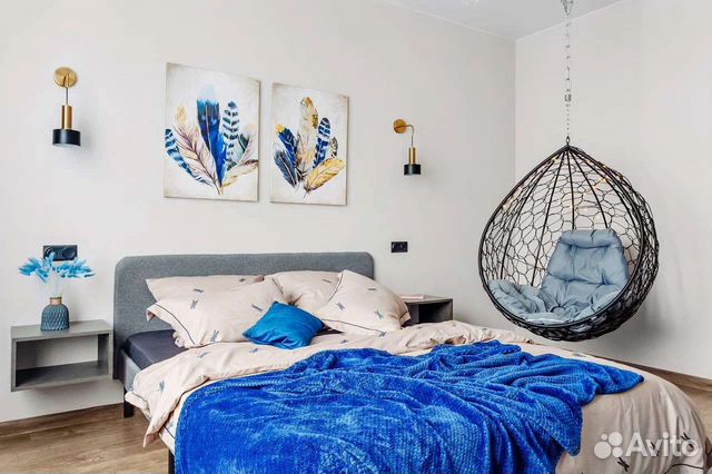 

1-к. квартира, 47 м², 3 кровати