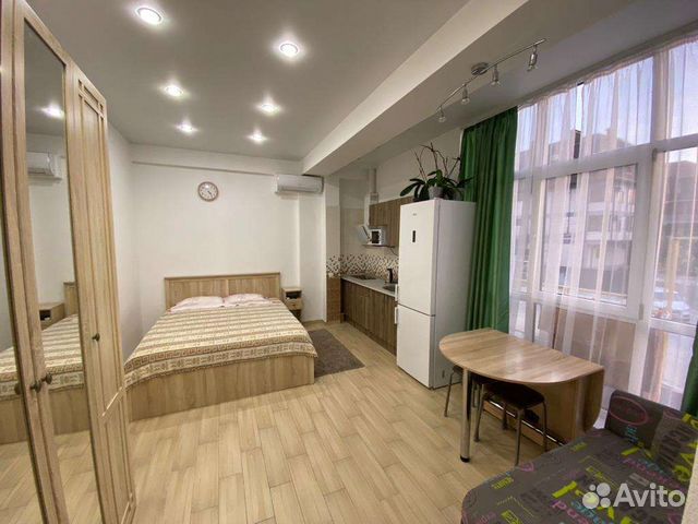 

Квартира-студия, 30 м², 2 кровати