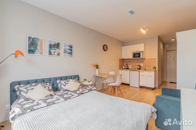 

Квартира-студия, 25 м², 2 кровати