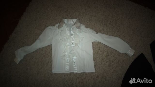 Школьное платье и блузка