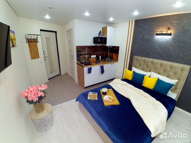 

Квартира-студия, 18 м², 2 кровати