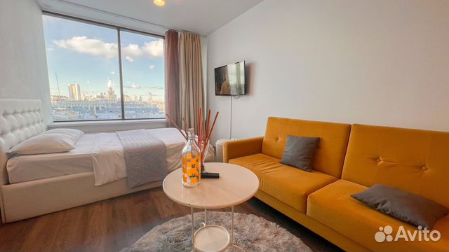 

Квартира-студия, 35 м², 2 кровати