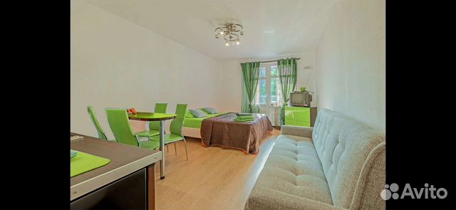 

1-к. квартира, 29 м², 2 кровати