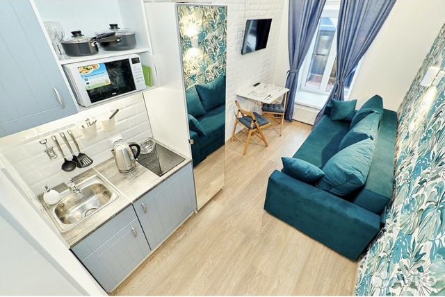 

Квартира-студия, 18 м², 2 кровати
