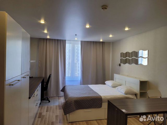 

Квартира-студия, 28 м², 1 кровать