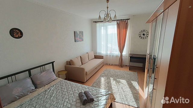 

1-к. квартира, 40 м², 2 кровати