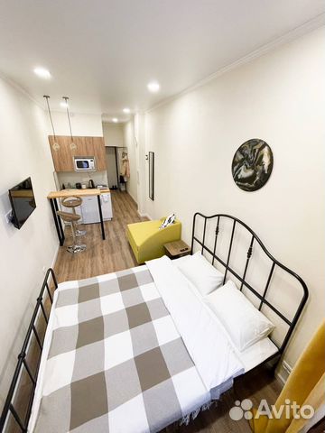 

Квартира-студия, 24 м², 2 кровати