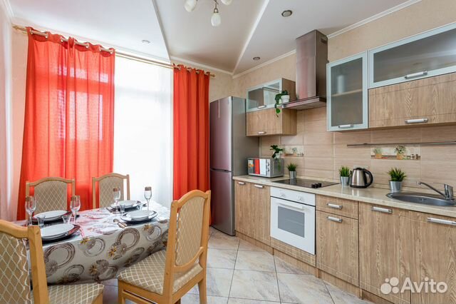 

1-к. квартира, 45 м², 2 кровати