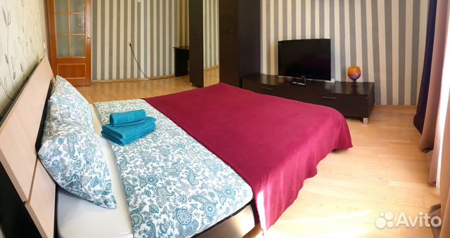 

1-к. квартира, 40 м², 2 кровати