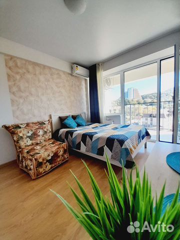 

Квартира-студия, 25 м², 2 кровати