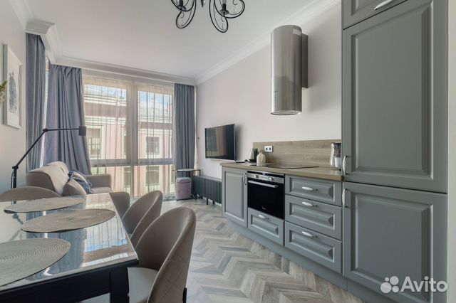 

1-к. квартира, 41 м², 2 кровати