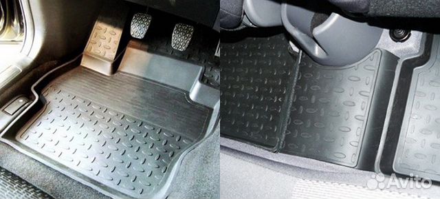 Ковры резиновые в салон на Audi Q-3 с 2011-2014 г