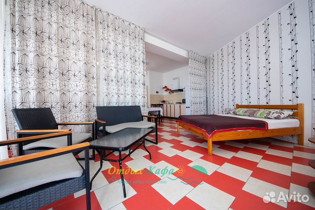 

1-к. квартира, 61 м², 2 кровати