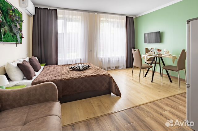 

Квартира-студия, 24 м², 2 кровати