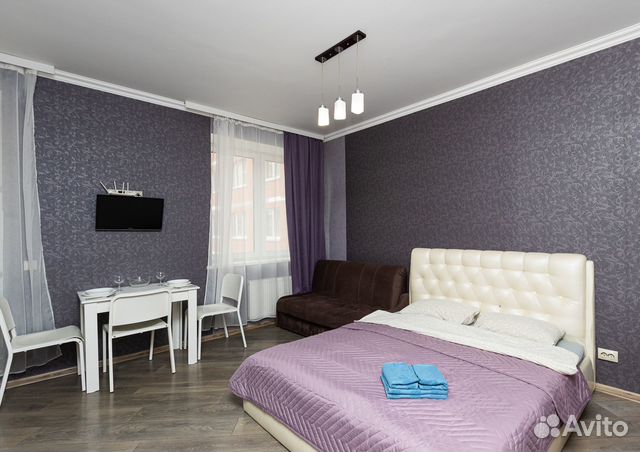 

Квартира-студия, 30 м², 2 кровати