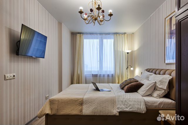 

1-к. квартира, 45 м², 2 кровати