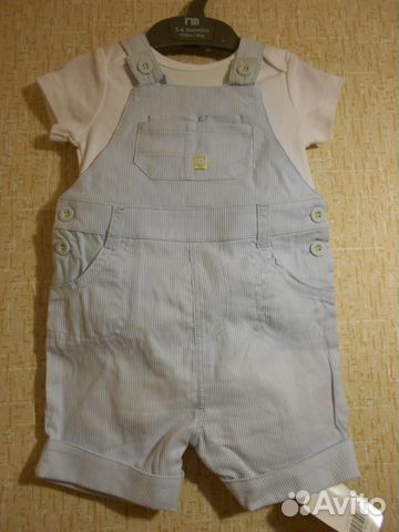 Новый летний комплект на 3-6 мес Mothercare N2 Новый летний комплект на 3-6 мес Mothercare N2