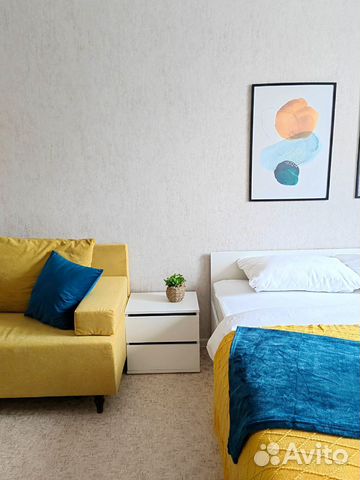 

1-к. квартира, 38 м², 2 кровати