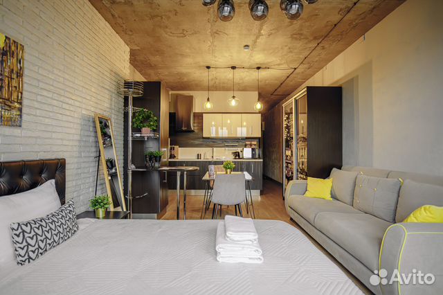 

Квартира-студия, 38 м², 2 кровати