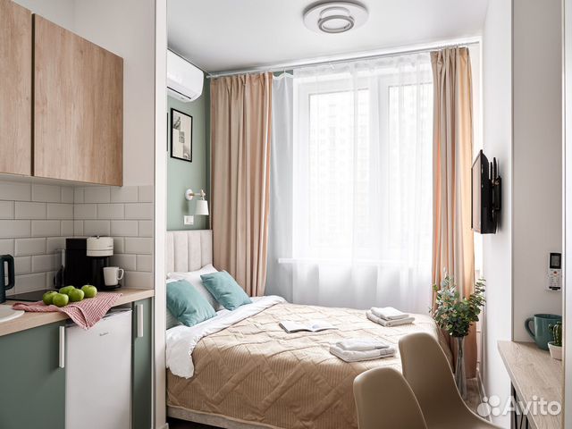 

Квартира-студия, 20 м², 1 кровать