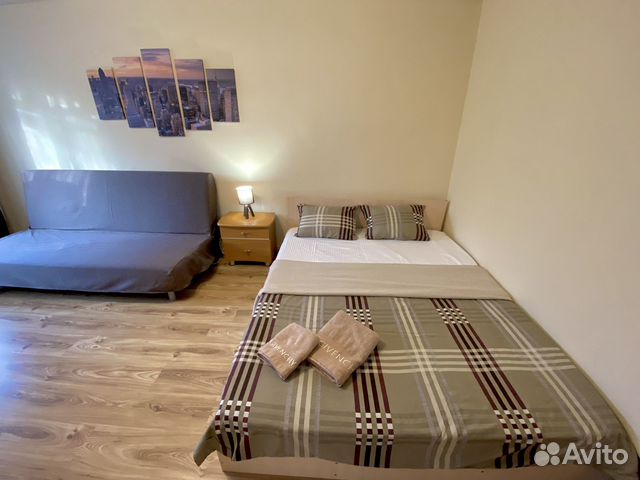 

1-к. квартира, 42 м², 3 кровати