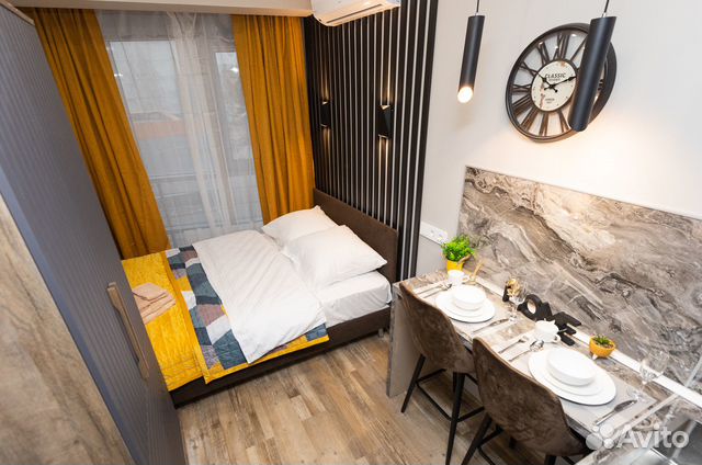 

Квартира-студия, 17 м², 1 кровать