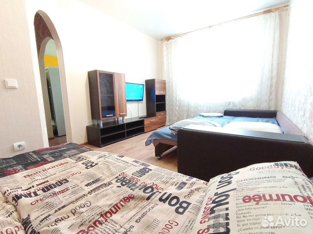 

1-к. квартира, 37 м², 2 кровати