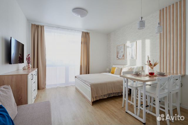

Квартира-студия, 30 м², 2 кровати