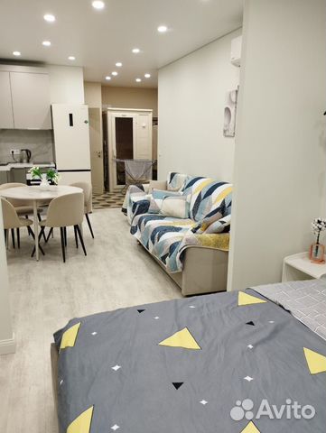 

Квартира-студия, 37 м², 2 кровати