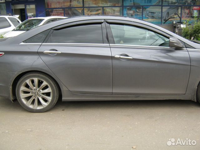 Дефлекторы окон и капота Hyundai Sonata/i45 (2010