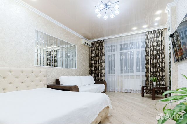 

1-к. квартира, 45 м², 2 кровати