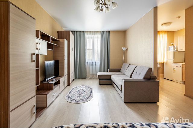 

Квартира-студия, 30 м², 2 кровати