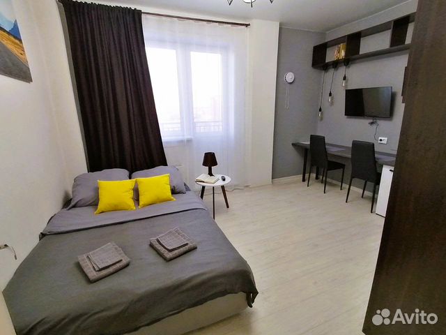 

Квартира-студия, 24 м², 1 кровать