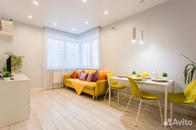

1-к. квартира, 55 м², 2 кровати