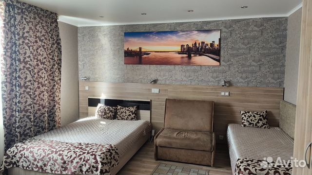 

1-к. квартира, 37 м², 3 кровати