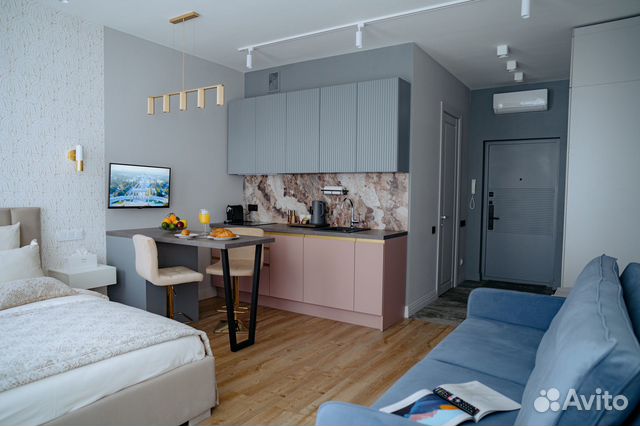 

Квартира-студия, 30 м², 2 кровати