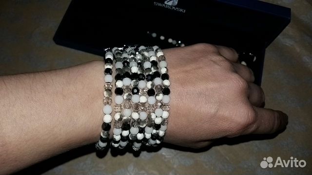 Браслет и клипсы swarovski оригинал