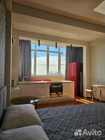 

Квартира-студия, 27 м², 1 кровать