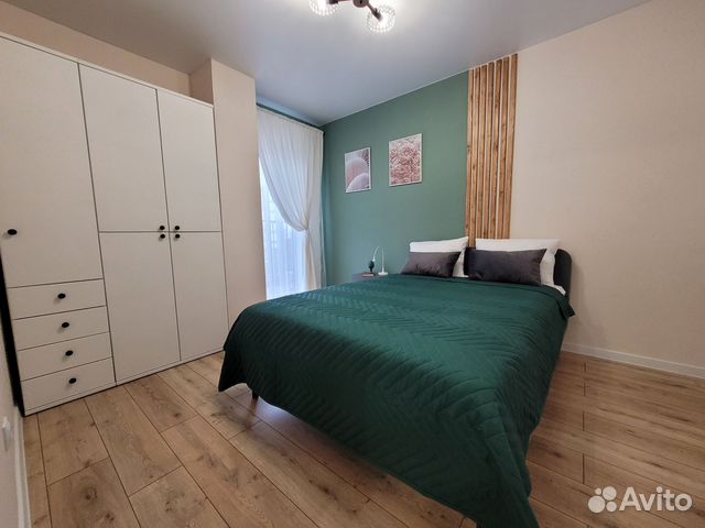 

1-к. квартира, 44 м², 3 кровати