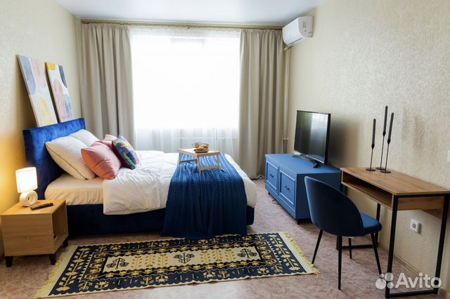 

1-к. квартира, 43 м², 2 кровати