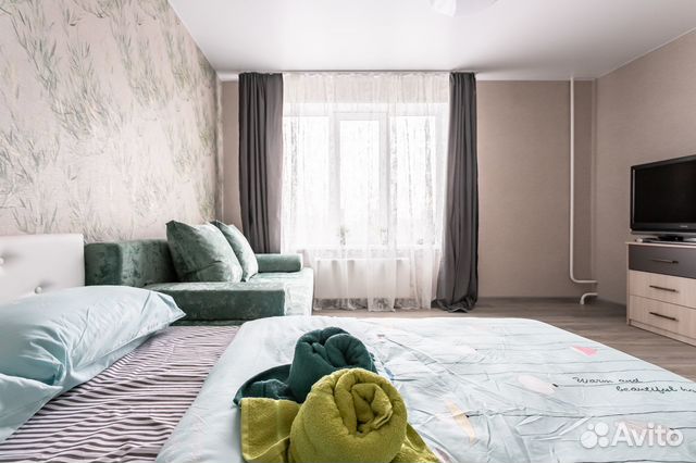 

1-к. квартира, 35 м², 2 кровати