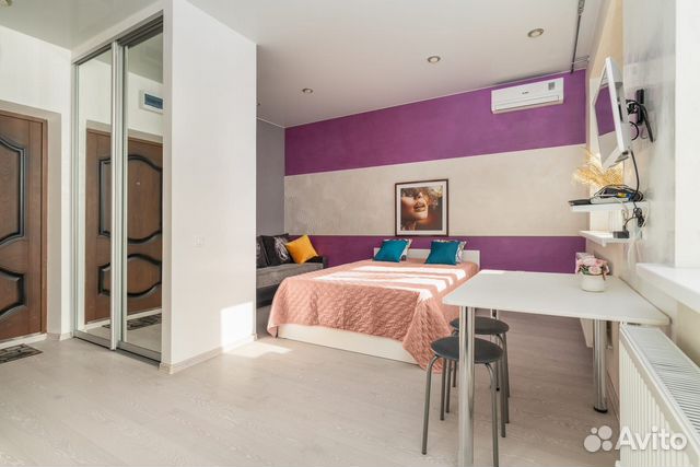 

Квартира-студия, 30 м², 2 кровати